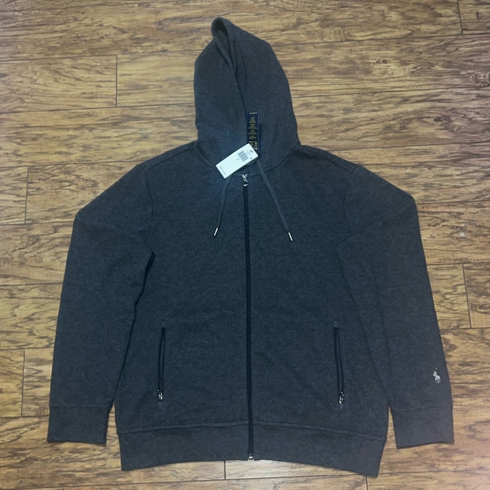Brand New Polo Ralph Lauren mens size L full zip hoodie